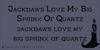 Aeterna Font Poster 3