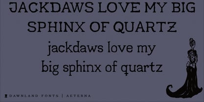 Aeterna Font Poster 2