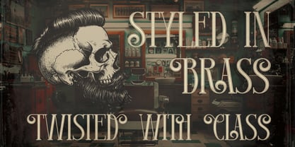 Mustacher Font Poster 4