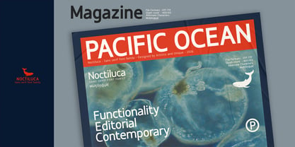 Noctiluca Font Poster 14