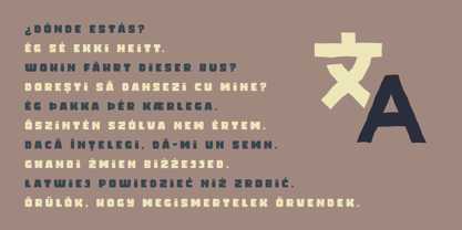 Montuna Font Poster 5