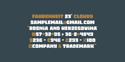 Montuna Font Poster 10