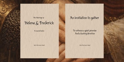 The Lovers Hand Font Poster 10