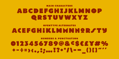 ATF Manarola Font Poster 15