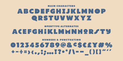 ATF Manarola Font Poster 13