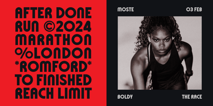 Moste Font Poster 5