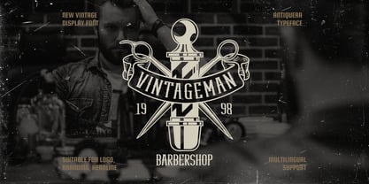Antiquera Font Poster 3