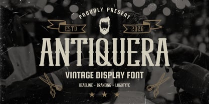 Antiquera Font Poster 1