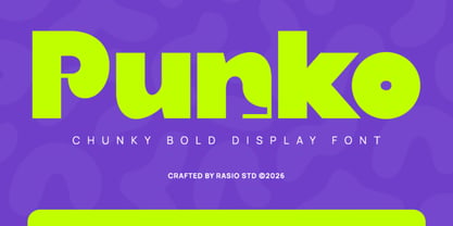 Punko Font Poster 1