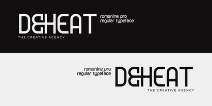 Romanine Pro Font Poster 3
