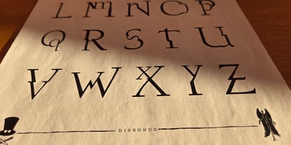 Dissonus Font Poster 5