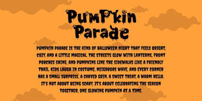 Playdough Halloween Font Poster 2