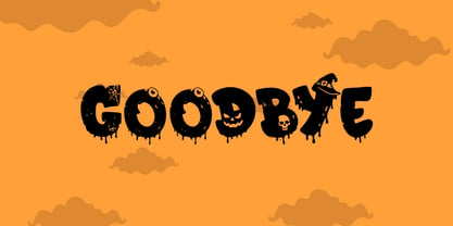 Playdough Halloween Font Poster 10