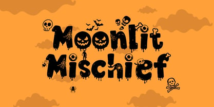 Playdough Halloween Font Poster 3