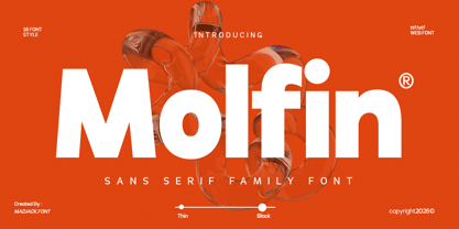 Molfin Font Poster 1