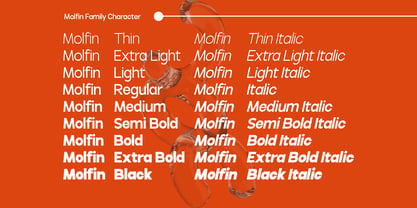 Molfin Font Poster 7