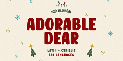 Adorable Dear Font Poster 14