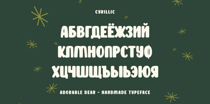 Adorable Dear Font Poster 12