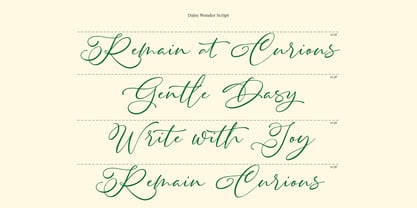 Daisy Wonder Font Poster 8