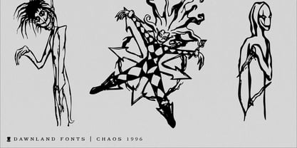 Chaos1996 Font Poster 1