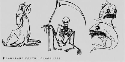 Chaos1996 Font Poster 3