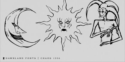 Chaos1996 Font Poster 2