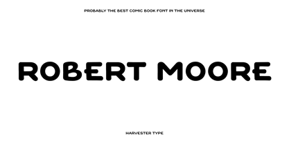 Robert Moore Font Poster 1