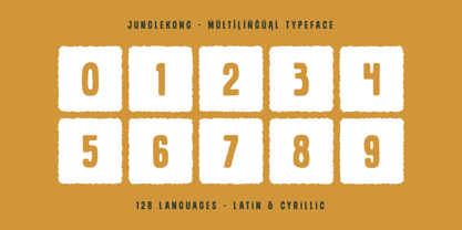 Junglekong Font Poster 9