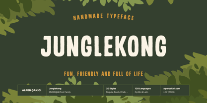 Junglekong Font Poster 1