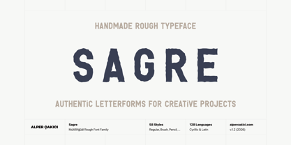 Sagre Font Poster 1