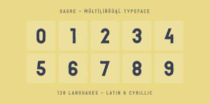 Sagre Font Poster 11