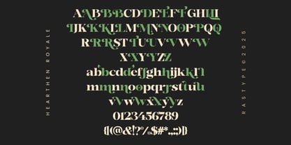 Hearthen Royale Font Poster 10