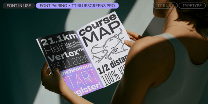 TT Runs Font Poster 11