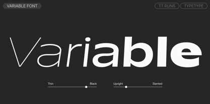 TT Runs Font Poster 5