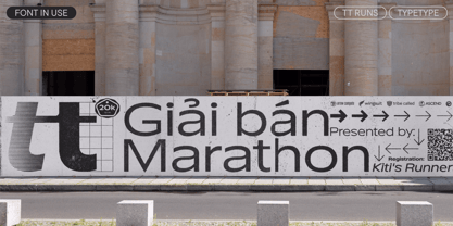 TT Runs Font Poster 9