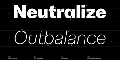 Offset Inktrap Font Poster 2