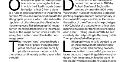 Offset Inktrap Font Poster 5