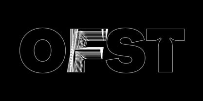 Offset Inktrap Font Poster 3