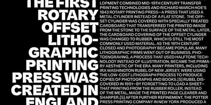 Offset Inktrap Font Poster 6