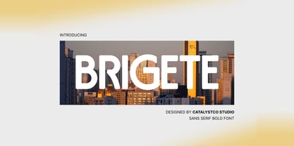 Brigete Font Poster 1