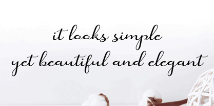 Hello beautiful Font Poster 4