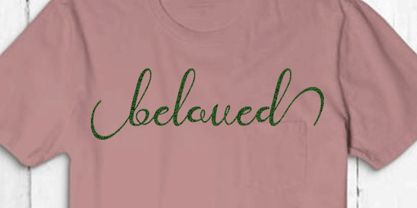 Hello beautiful Font Poster 3