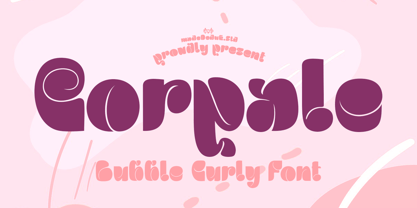 Corpale Font Poster 1