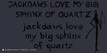 Awe Font Poster 2