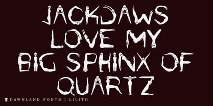 Lilith Font Poster 2