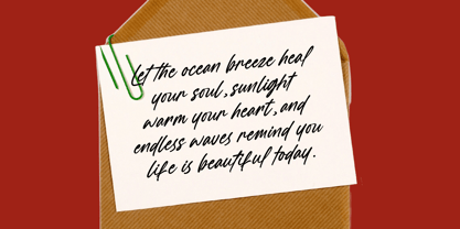 Letter Grace Font Poster 5