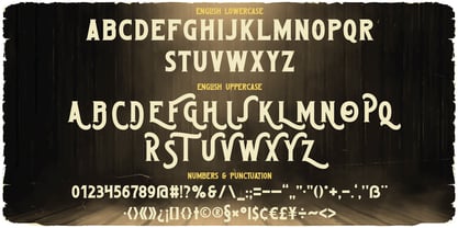 Ghostlight Font Poster 3