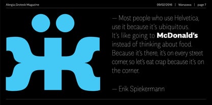 Alergia Grotesk Font Poster 7