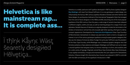 Alergia Grotesk Font Poster 3