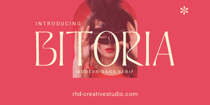 Bitoria Font Poster 1